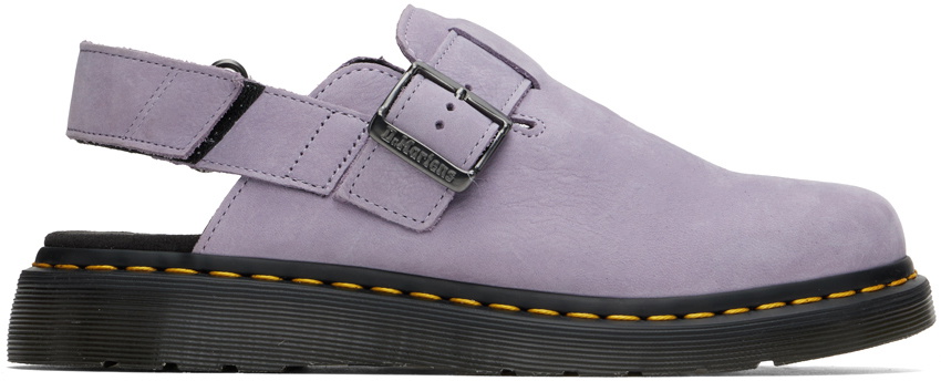 Dr Martens★JORGE II SUEDE SLINGBACK MULES★兼用★PURPLE Jorge Made in England Suede Slingback Mules in Purple | Dr