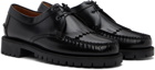 Sebago Black James Fringe Lug Derbys