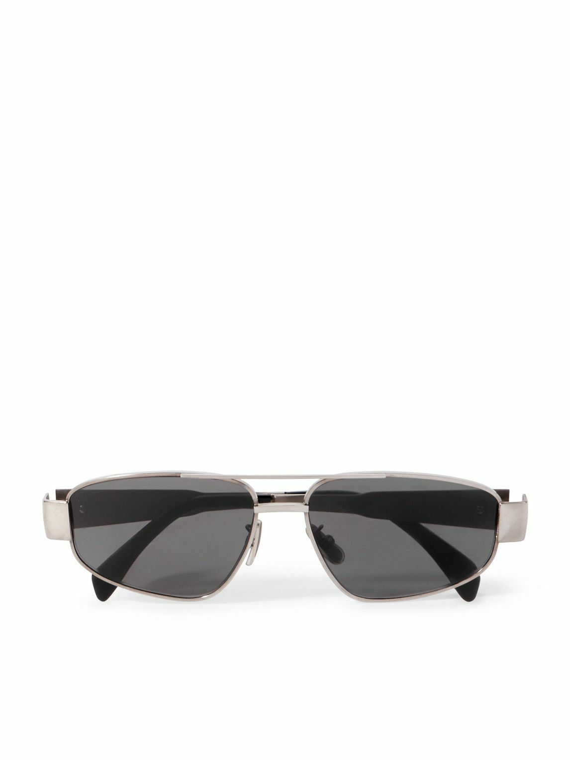 CELINE - Aviator-Style Silver-Tone Sunglasses