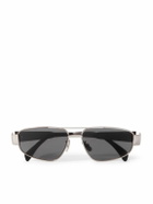 CELINE - Aviator-Style Silver-Tone Sunglasses
