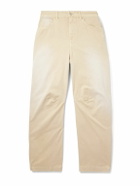 LOEWE - Paula's Ibiza Barrel-Leg Cotton-Twill Trousers - Neutrals