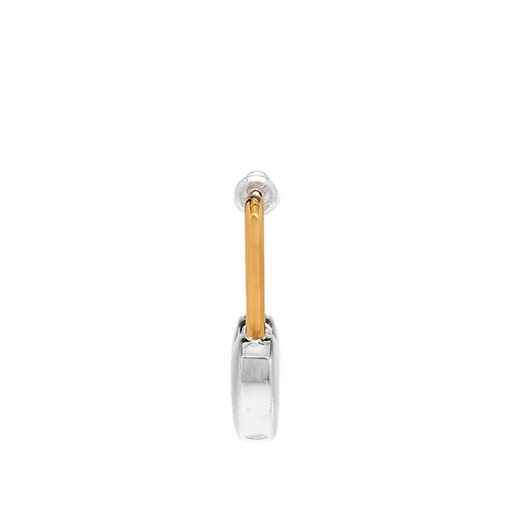 Ambush Women's Small Heart Padlock Earring in Silver Ambush
