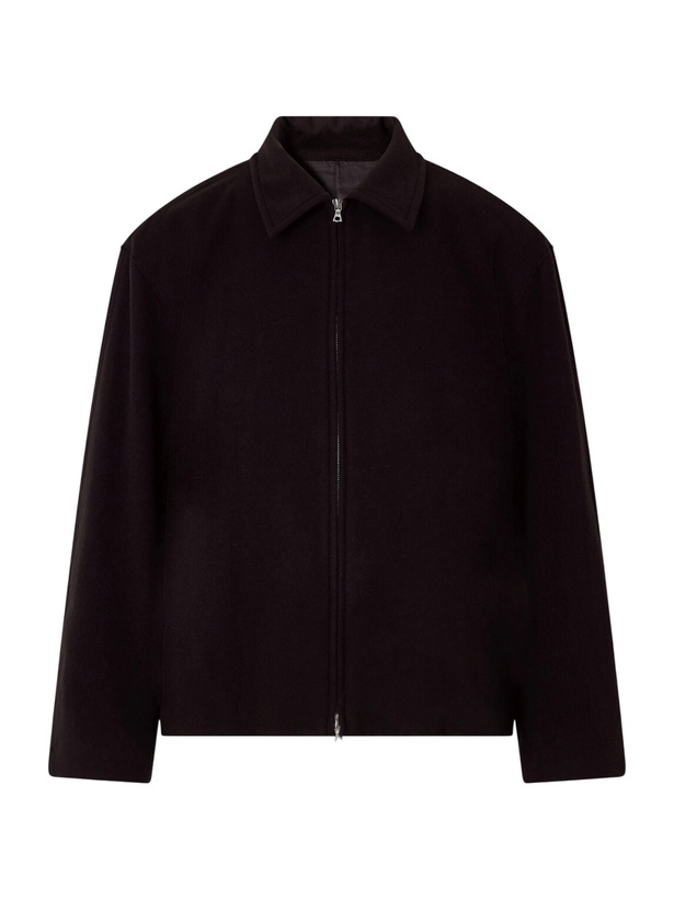 Photo: ssstein - Wool and Cashmere-Blend Felt Blouson Jacket - Brown