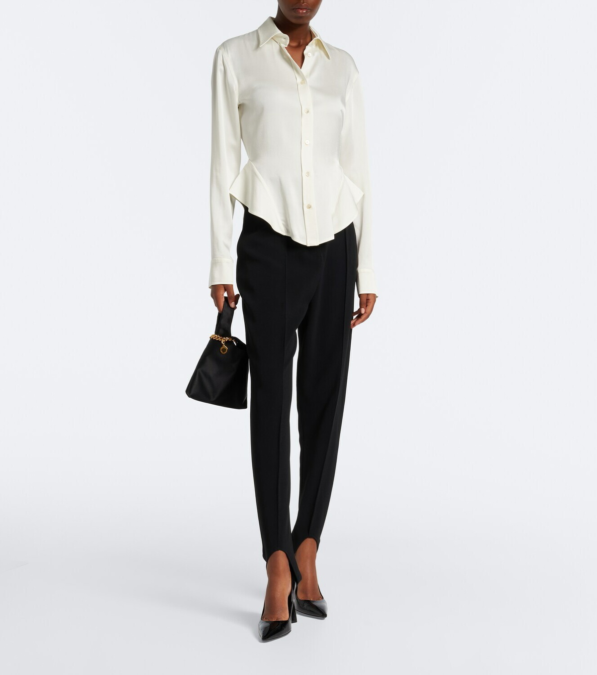 Stella McCartney Falabella satin tote bag