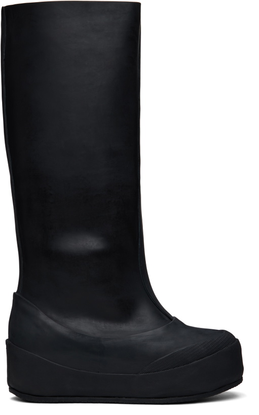 Photo: Ottolinger Black Rubber Tall Boots