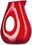 POLSPOTTEN Red Jug With Hole Pitcher