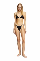 Diesel Thong with Oval D detail - Strings Womens in Black