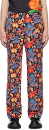 Soulland Orange Ula Trousers