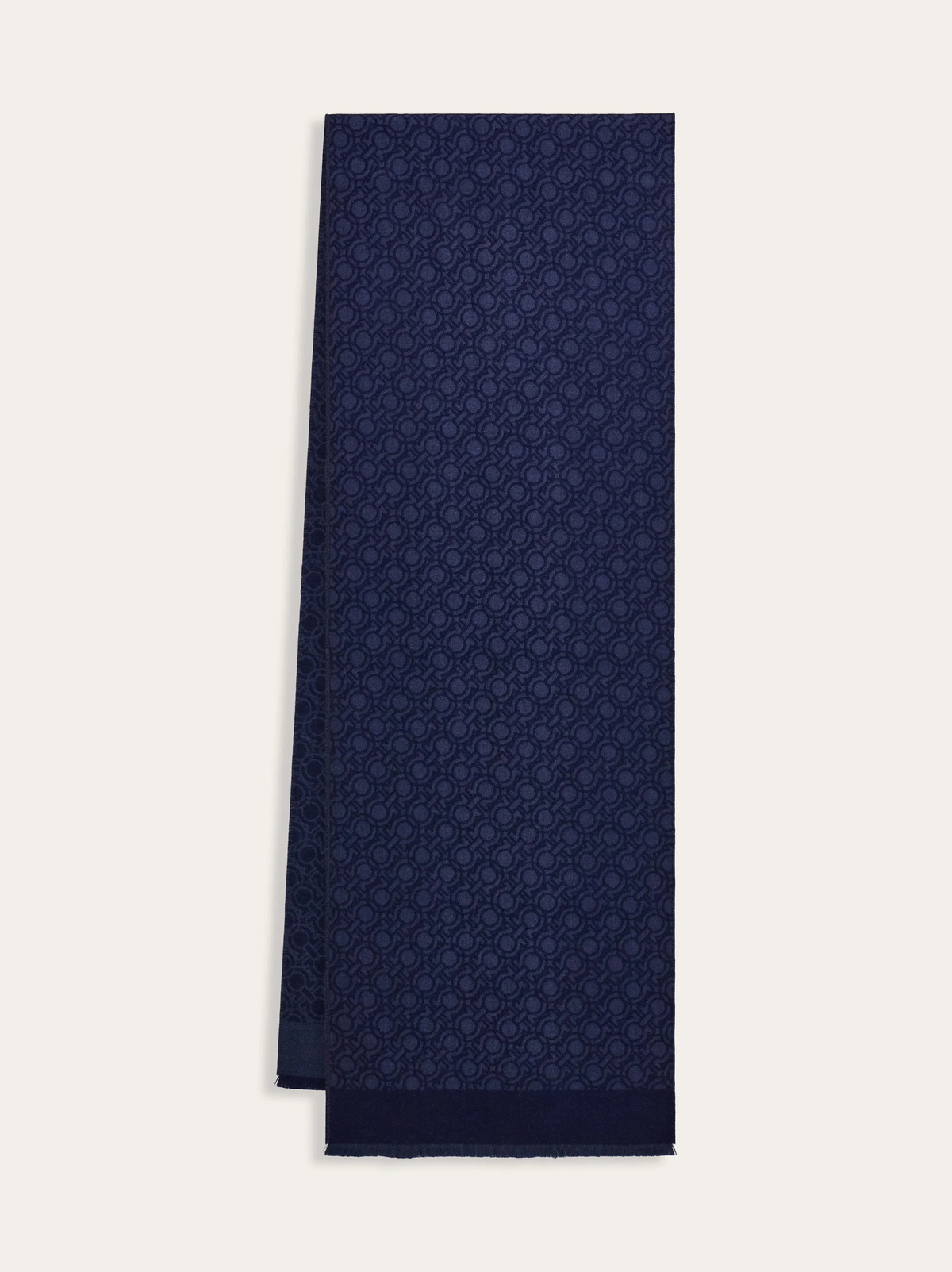 Ferragamo Mens Gancini chain scarf in Blue