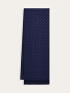 Ferragamo Mens Gancini chain scarf in Blue