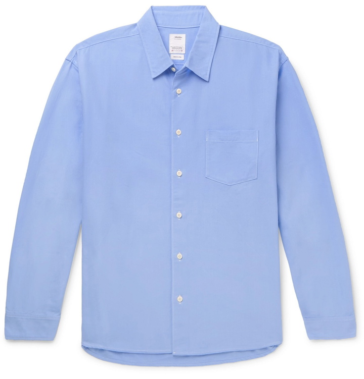 Photo: visvim - Albacore Enthusiast Embroidered Cotton Shirt - Blue