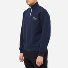 Lacoste Men's Robert Georges Core Half Zip Sweat in Navy