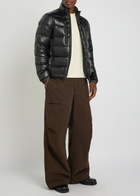 Moncler Grenoble Logo-appliquéd Padded Shell Jacket Black