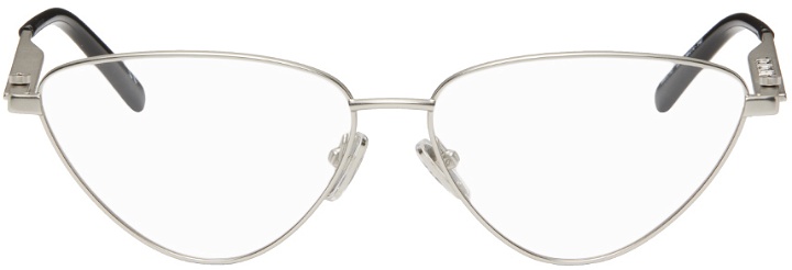 Photo: Balenciaga Silver Triangle Glasses