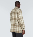 Ami Paris Maxi checked wool overshirt