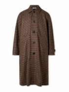 Nudie Jeans - Will Houndstooth Wool-Blend Coat - Brown