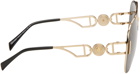 Versace Gold Medusa Biggie Sunglasses