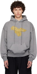 Story mfg. Gray Geo Hoodie