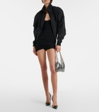 Gucci Silk poplin bomber jacket