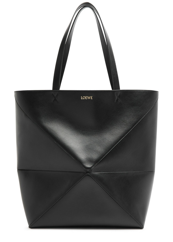 Photo: Loewe Puzzle Large Leather Tote - Black - One Size