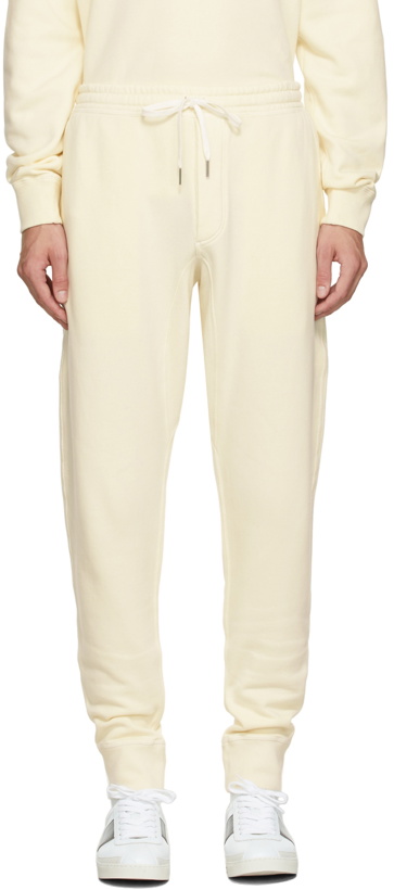 Photo: TOM FORD Off-White Garment Dyed Lounge Pants