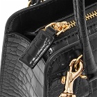 Poppy Lissiman Women's Crikey Faux Croc Top Handle Bag in Black