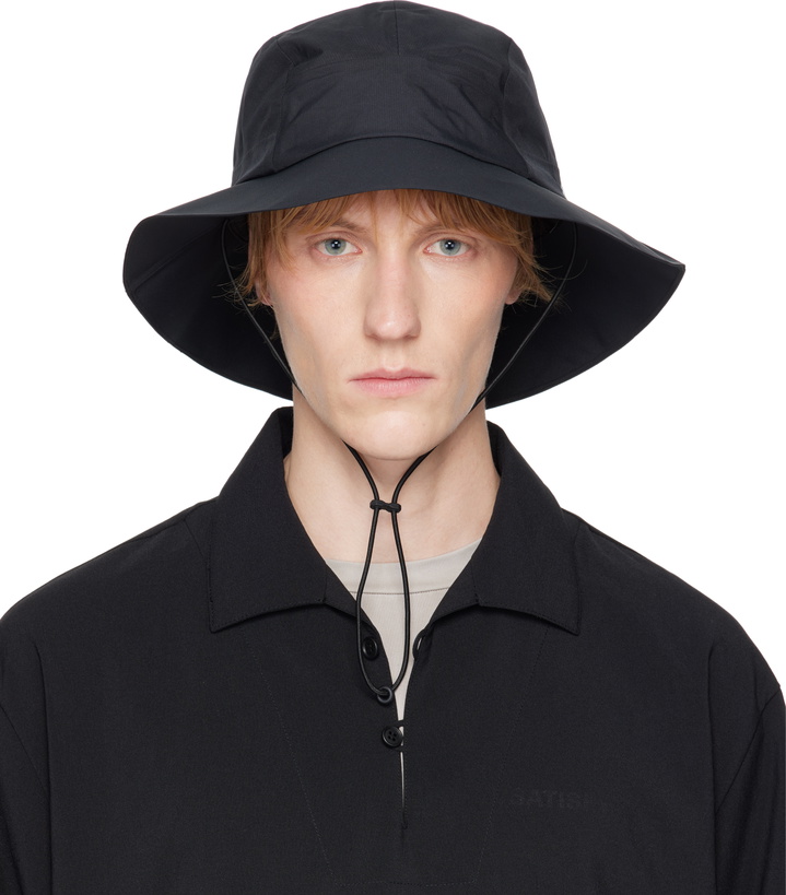 Photo: Snow Peak Black GORE-TEX Rain Hat