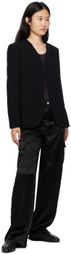 Theory Black Wide-Leg Trousers