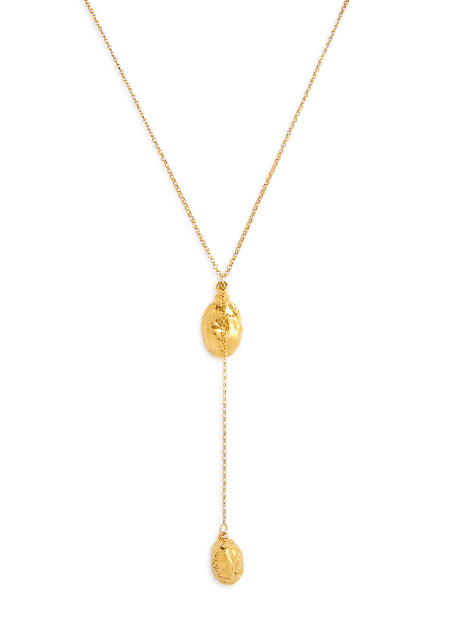 Alighieri The Lunar Rocks 24kt Gold-plated Necklace - One Size