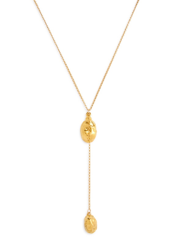 Photo: Alighieri The Lunar Rocks 24kt Gold-plated Necklace - One Size