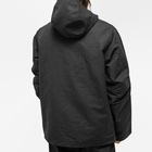 Maharishi Men's Ventile Half Zip Popover Jacket in Black