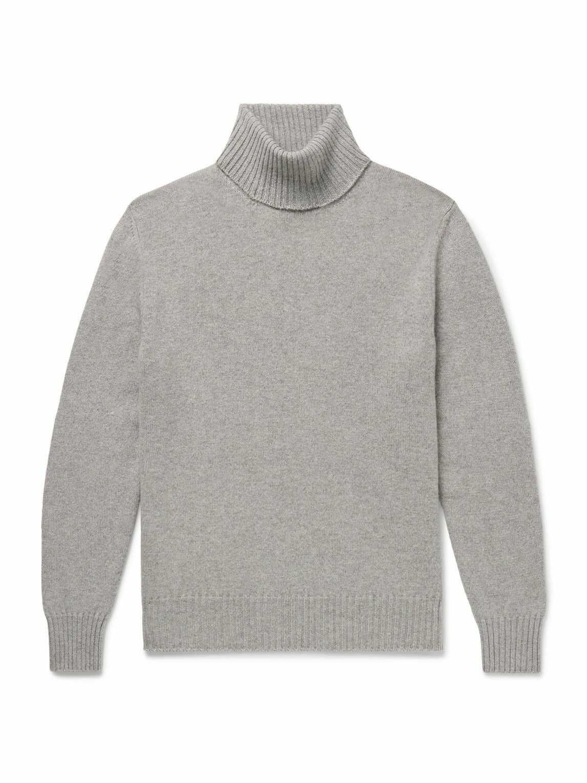 SEASE - Cashmere Rollneck Sweater - Gray