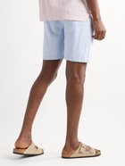 Onia - Linen-Blend Drawstring Shorts - Blue