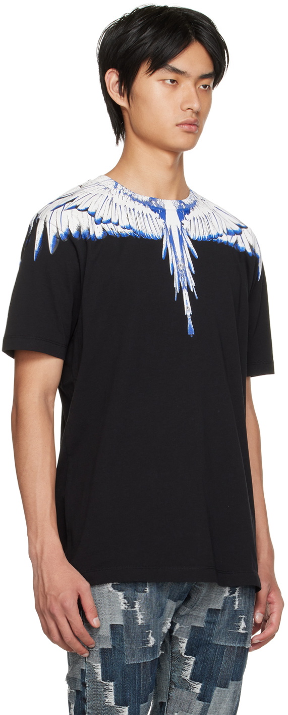 Marcelo Burlon County of Milan Black Icon Wings T-Shirt