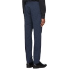 PS by Paul Smith Blue Check Mid Fit Chino Trousers