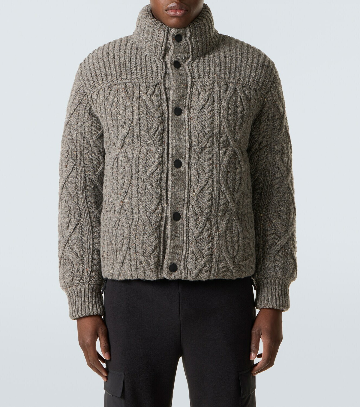 Moncler Grenoble Après Ski virgin wool down jacket