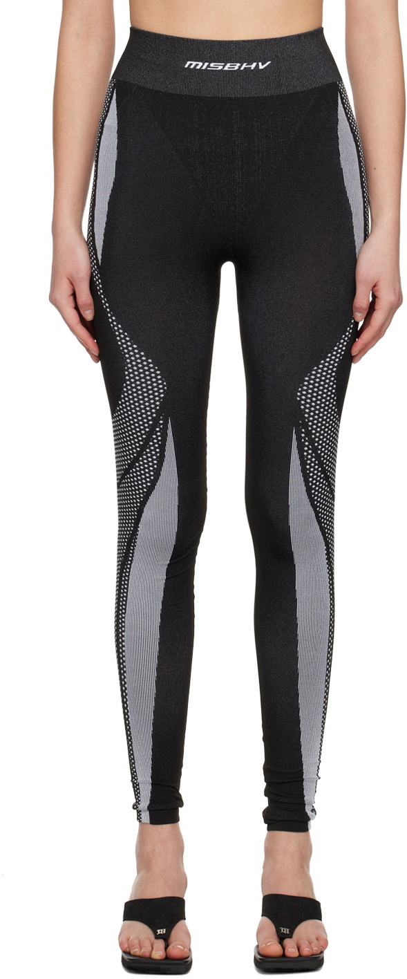 MISBHV Black & White Performa Sport Leggings