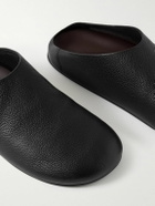 The Row - Hudson Full-Grain Leather Clogs - Black