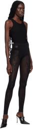 Dion Lee Black Cobra Leggings