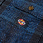 Dickies Men's Nimmons Check Shirt in Dark Navy