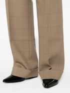 GUCCI - Checked Wool Trousers