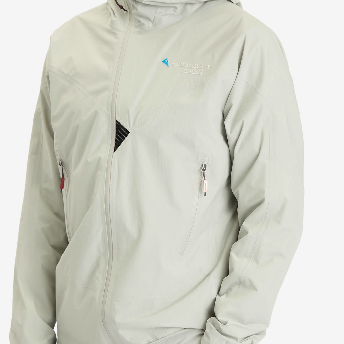 Klättermusen Men's Vingtor Hooded Jacket in Moon