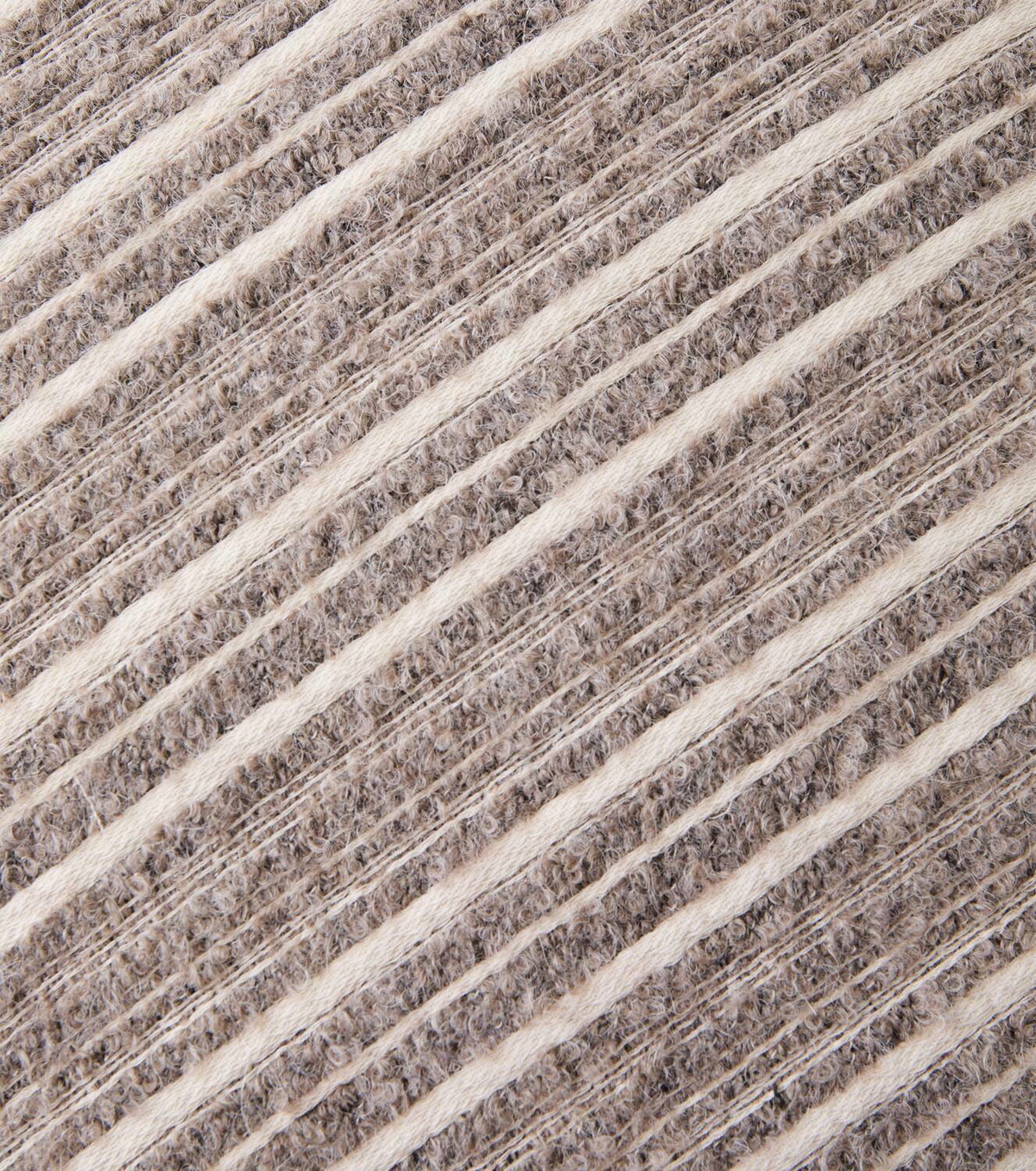 The House of Lyria Gurghi striped wool and cotton cushion