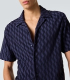 Frescobol Carioca Roberto cotton-blend terry cuban shirt