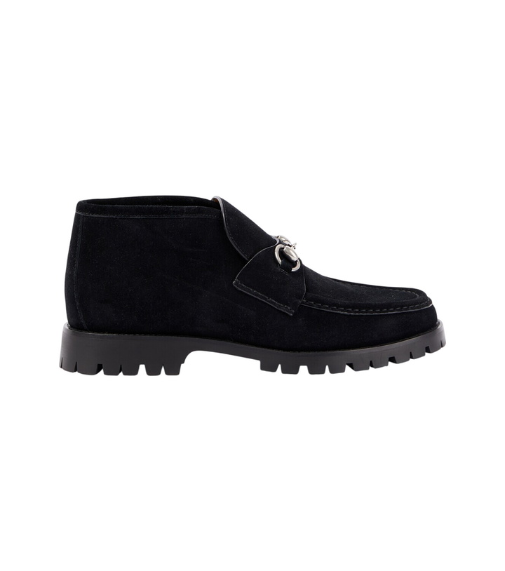 Photo: Gucci Horsebit suede ankle boots