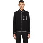 Daniel W. Fletcher Black Painted Edge Shirt