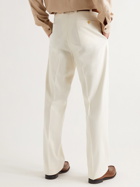 Giuliva Heritage - Felice Stretch-Cotton Drill Trousers - White
