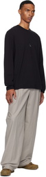 ROA Black Logo Long Sleeve T-shirt