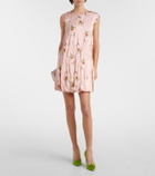 Emilia Wickstead Meave floral satin minidress
