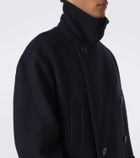 Dries Van Noten Double-breasted wool-blend coat